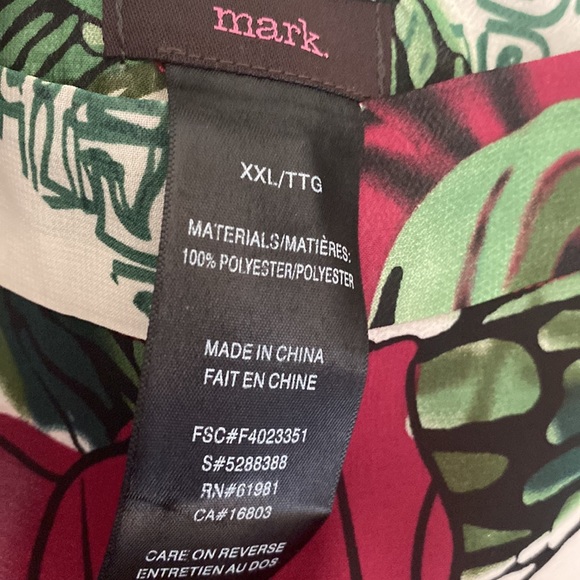 NWT maxi floral print skirt by Mark. Women size XXL - Picture 4 of 5